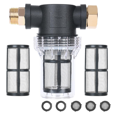 #ad STYDDI in line Garden Hose Water Filter for Well Water Line Hose Water Sediment $26.99