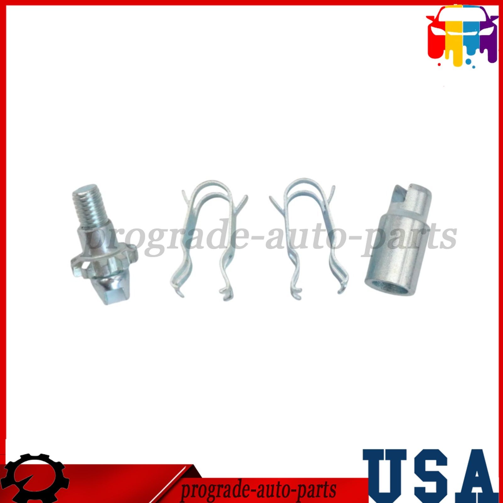 Fit Maserati Ghibli Quattroporte 1 Set Parking Brake Shoes & Accessory Fastener/