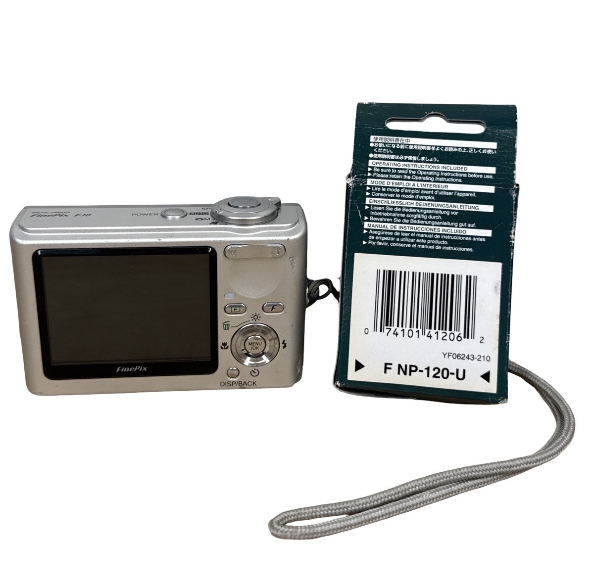 Fuji FinePix F10 Digital Camera w/OEM Battery - Charges - Lens Won