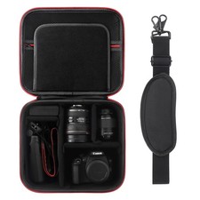 DSLR Camera Case for Canon EOS Rebel T7/T100/R50/R6 Mark II/R7/R8/90D/5D Mark...