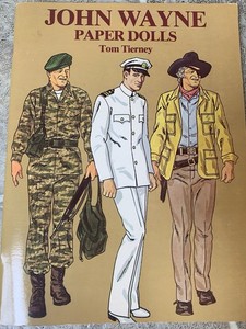 John Wayne Books , Paper Dolls Book, Movie Posters Book, And Puzzle Book