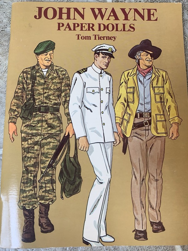 John Wayne Books , Paper Dolls Book, Movie Posters Book, And Puzzle Book