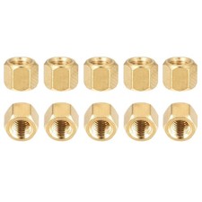 25 Pack M3x5mm Hex Standoff Spacer Nuts Electronic Machine Female Brass