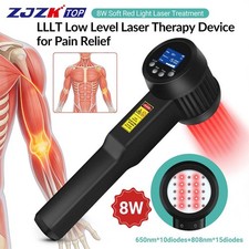 Medical Grade 8W Cold Laser Pain Relief Device 650nm 808nm for Home Therapy