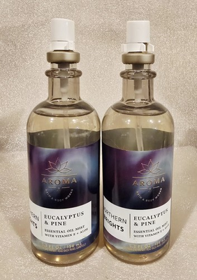 #ad X2 Northern Brights Eucalyptus amp; Pine Essential Oil Mist Bath amp; Body Works NEW $59.99