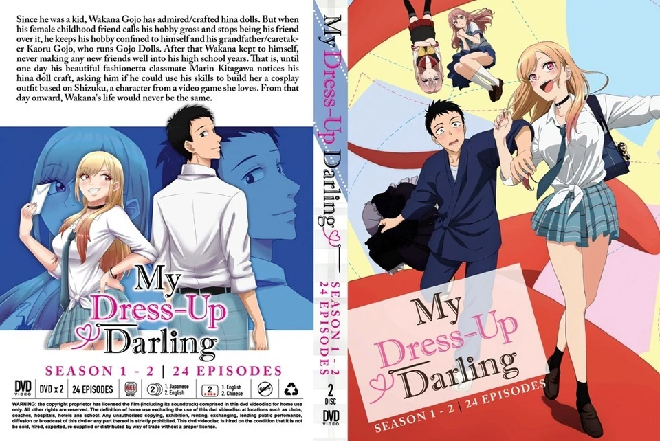 My Dress-Up Darling Season 1-2 Japanese Anime DVD English Dub Free Ship Region 0 - Image 3 of 4
