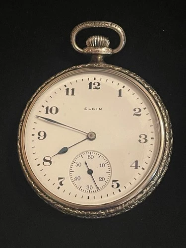 Antique Elgin Nat’l Watch Co. 15 Jewels Gorgeous Case Pocket Watch Not running