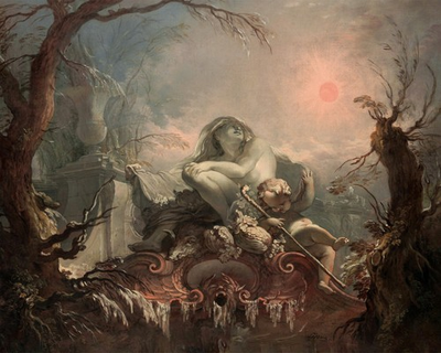 #ad Allegory of Winter by Jacques De La Joue The Younger 8x10 Art Print 8quot;x10quot; $14.99