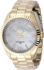 Invicta Watch Men’s  Specialty Westbridge  43mm Gold Mother of Pearl  50126
