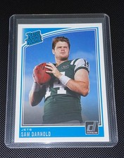 2018 Panini Donruss Rated Rookie Sam Darnold #301 Card RC. rookie card picture