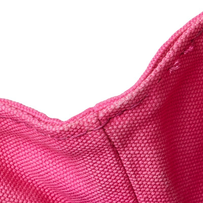 Prada Canapa Triangle Logo Plate Handbag Shoulder Bag 2WAY BN2642 Pink Canvas La thumbnail 4