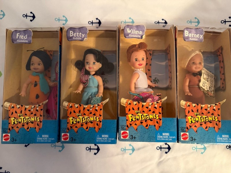Flintstones Kelly Barbies
