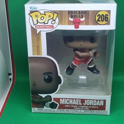 FUNKO POP BASKETBALL NBA THE SHOT MICHAEL JORDAN MJ #206 Chicago Bulls Vinyl New