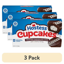 (3 pack) Hostess Cupcakes, Chocolate Snack Ca...