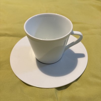 Nespresso Weiß Porzellan 1 Tasse & 1 Untertasse - 150ml - Lungo - Andrée Putman Ritua