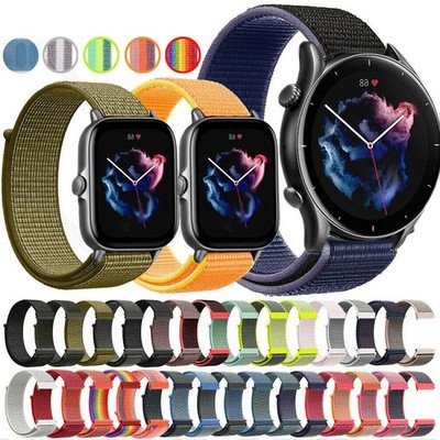 Nylon Watch Band For Huami Amazfit GTS GTR 3 3 2 Pro 2E 42 47mm Bracelet Strap
