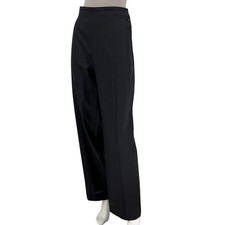 Chanel Black Wool Sailor Trousers with CC Buttons – Size 42