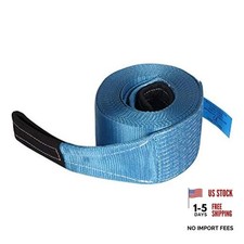 4 X 30ft Recovery Tow Strap 20000 Lbs Blue - Recovery Tow Strap Heavy Duty
