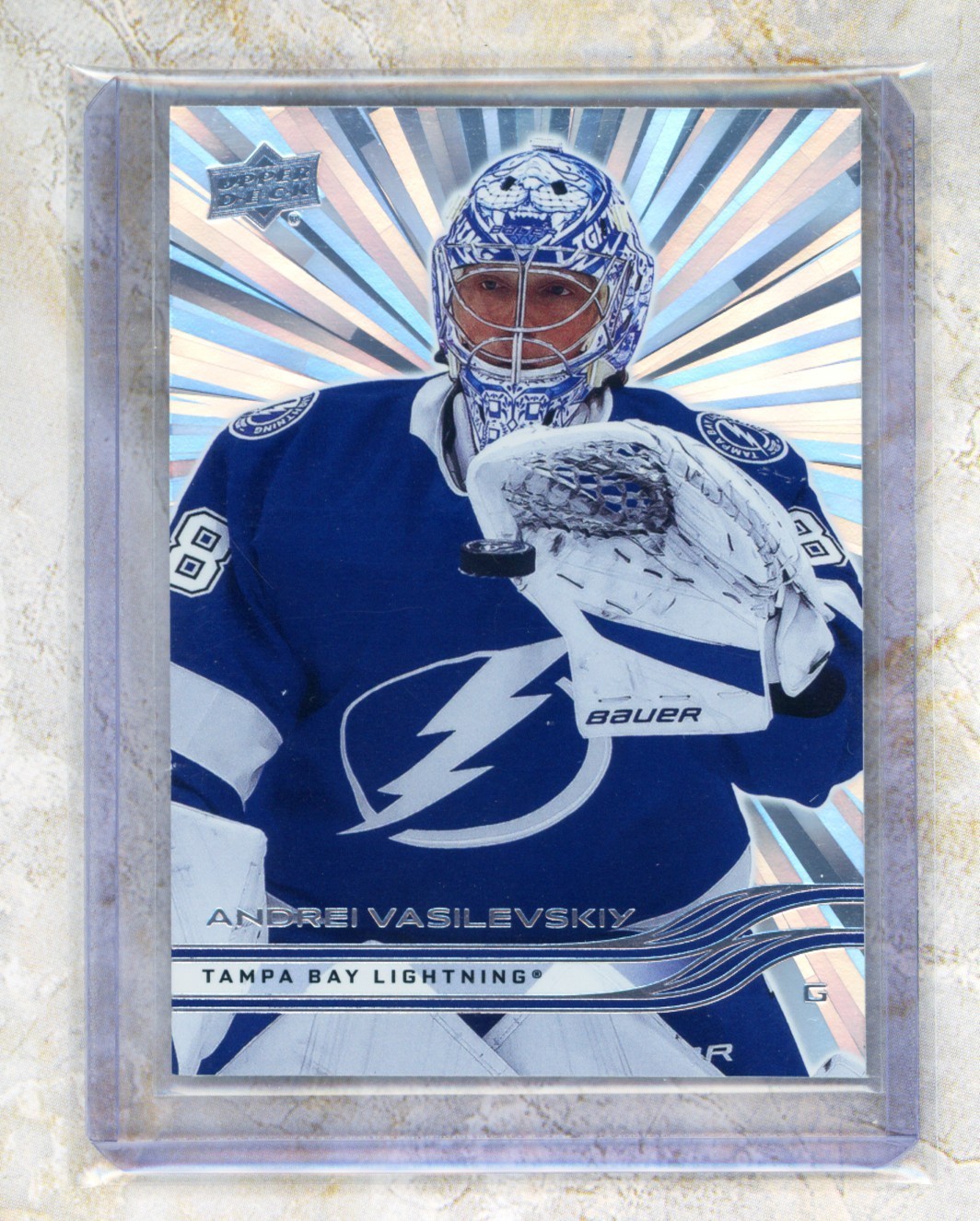 2025-26 Upper Deck Series 1 Hockey Outburst #157 Andrei Vasilevskiy