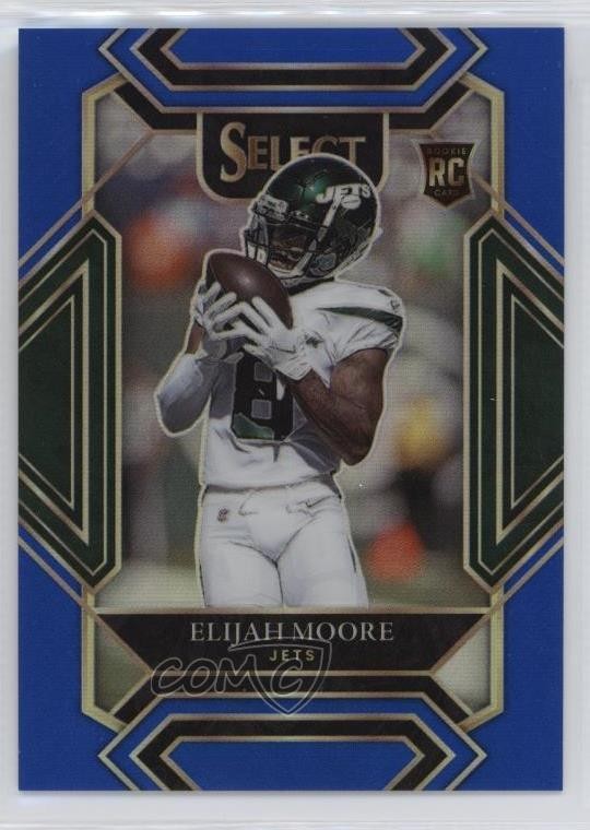 2021 Panini Select Club Level Blue Prizm 74/99 Elijah Moore #256 0n1s