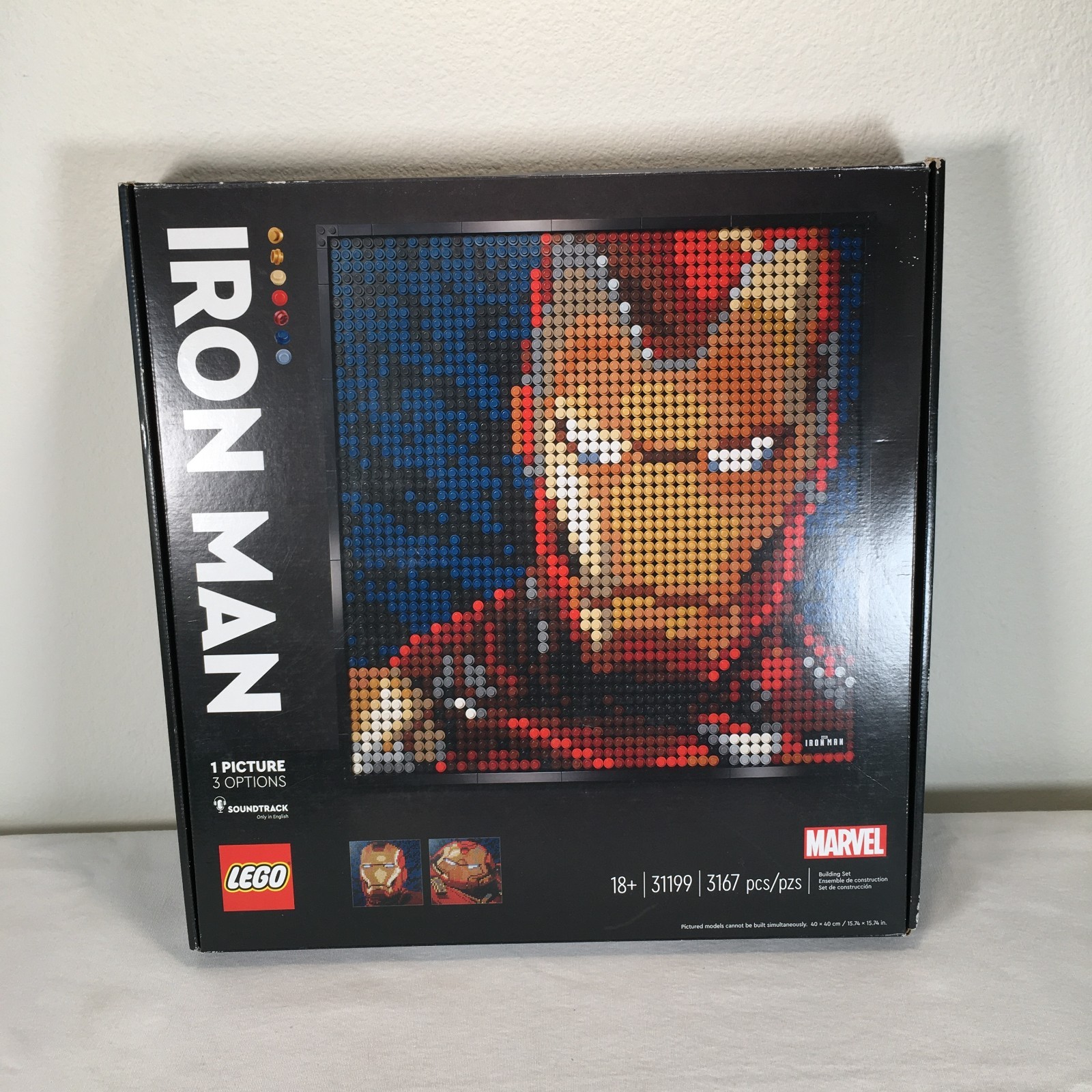 LEGO Art - 31199 Marvel Iron Man Portrait 1 Picture 4 Options Brand New Sealed