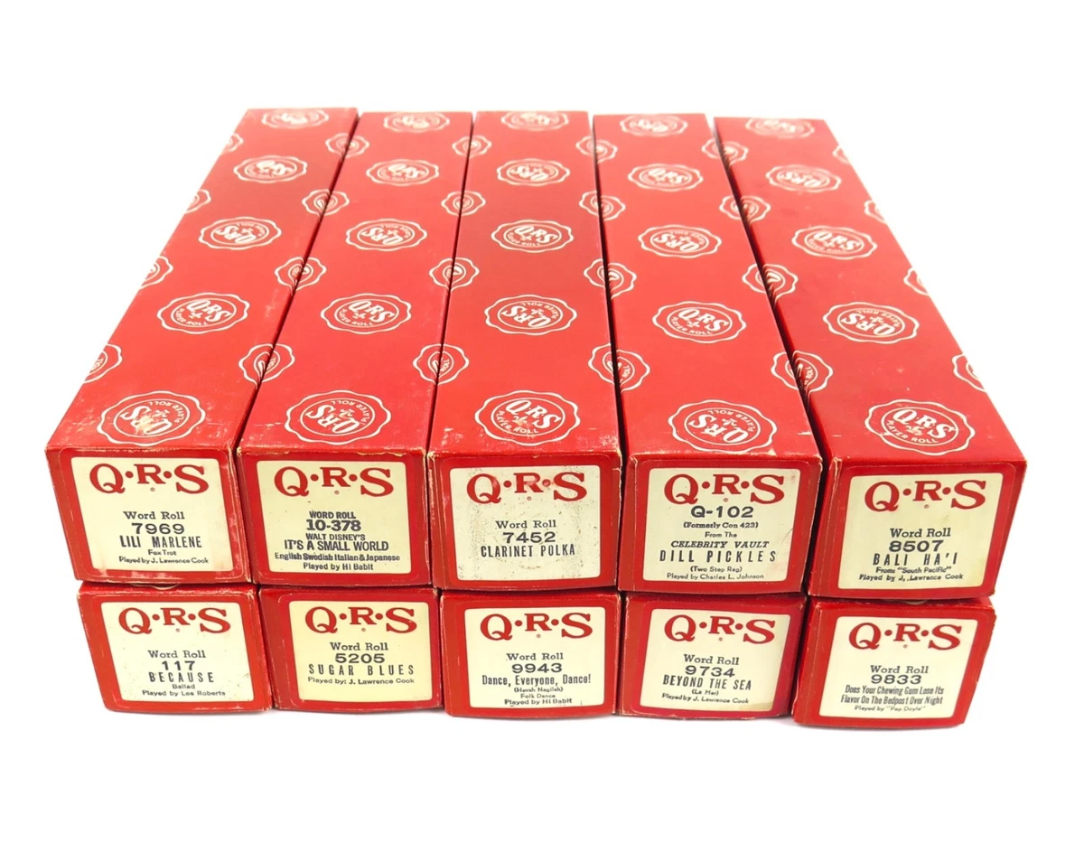 QRS Player Piano Word Roll 771 THAT TUMBLE DOWN SHACK IN ATHLONE