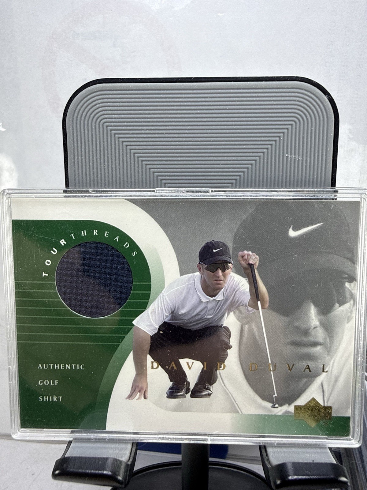 ⛳️2001 Upper Deck Tour Threads Relic #TTDD David Duval - Dark Blue Version