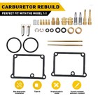 Carb Rebuild Carburetor Repair Accessories Set For Yamaha Banshee 1987 1988-2006