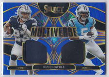 2025 Panini Select - Multiverse Rico Dowdle #MVJ-RDE Blue Prizm