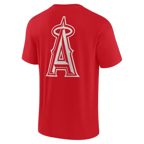 Unisex Fanatics Red Los Angeles Angels Elements Super Soft Short Sleeve T-Shirt - 第 3/3 張圖片
