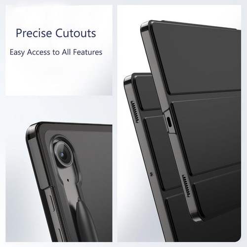Étui Pour Samsung Galaxy Tab S10 Plus 12.4 Inches Smart Support Tablette Clapet - Photo 8/14