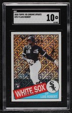 2020 Update Silver Pack 1985 Topps Chrome Baseball Luis Robert SGC 10 GEM 0dj0