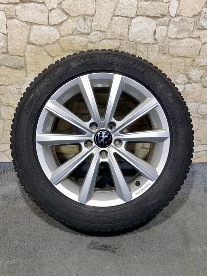 Original VW T-Roc Merano 17 Zoll Felgen Winterreifen 215/55 R17 - Bild 2 von 4