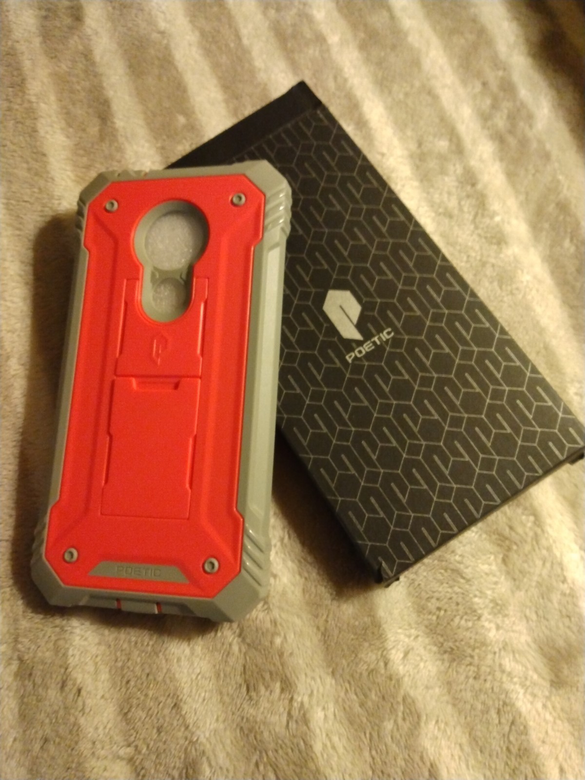 New! POETIC Revolution Series Moto G7 Phone Case Kick Stand 