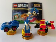 LEGO Genuine Dimensions Level Pack - Sonic the Hedgehog Set 71244 & Booklet