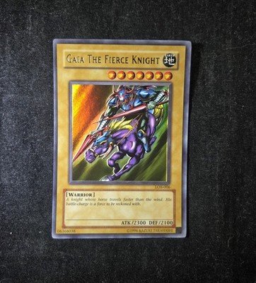 Yu-Gi-Oh! Gaia the Fierce Knight LOB-006 - Original Legend of Blue Eyes - NM