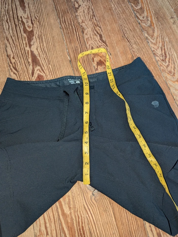 Pantalones Cortos Mountain Hardwear Yuma Para Mujer Talla 6 Negros 8" Entrepierna Nylon Carga Senderismo Foto 3 de 4