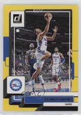 2022-23 Panini Donruss Yellow Flood Georges Niang #187 d4y