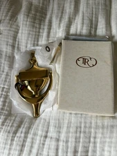 THINGS REMEMBERED Solid Brass Door Knocker Made in Spain No Engraving w/Box