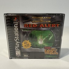 Command & Conquer Red Alert PS1 Westwood RTS Strategy Video Game CIB Complete