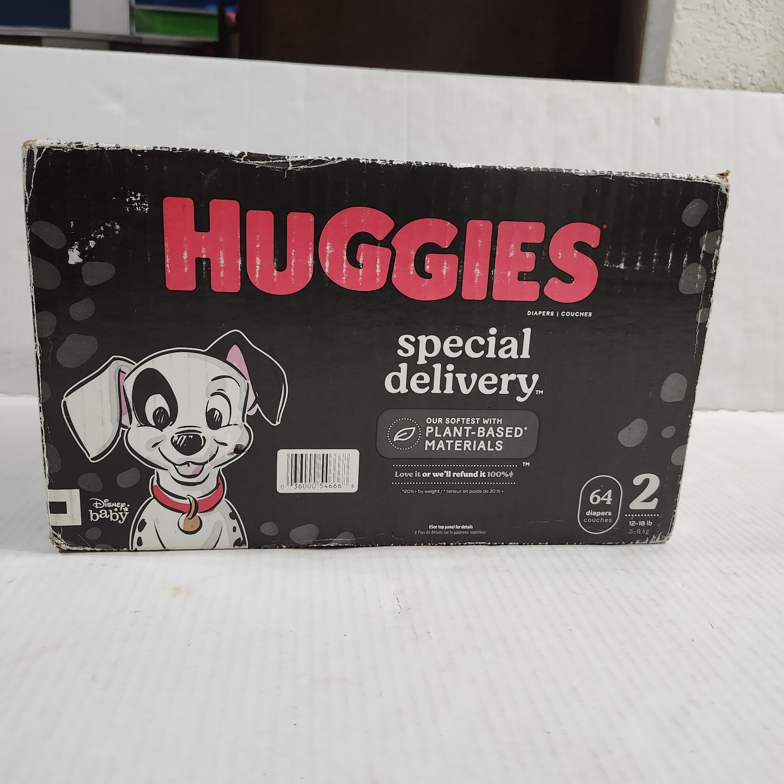 S Size 2 (12 To 18 Lbs) 64 Count Disney Baby