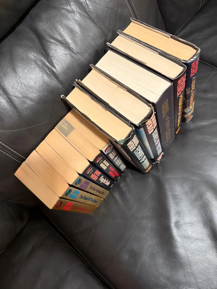 David Weber HONOR HARRINGTON 11 First Editions Lot Baen Sci-Fi Collector Set Foto 3 de 4