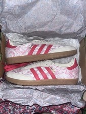 ADIDAS SAMBA OG x LIBERTY LONDON Kazusa Pattern Women  s Size 7W 5.5UK 38 2/3EU