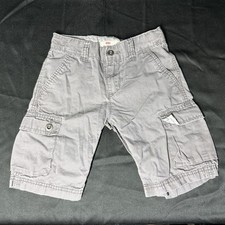 Levi Strauss Boys Cotton Grey Cargo Shorts Size 7