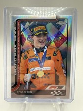Oscar Piastri 2025 Topps Chrome F1 Azerbaijan Grand Prix Winner Refractor 
