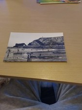 Vintage Postcard The Beach Portreath