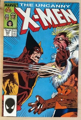 Uncanny X-Men #222 (Wolverine vs. Sabretooth)  Fine