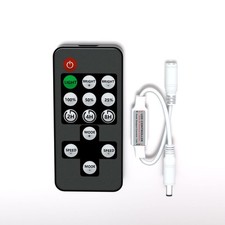 LED Remote Controller, DC 5-24V Mini Wireless Remote Controller for Single Co...