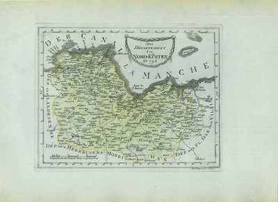 Map of Brittany