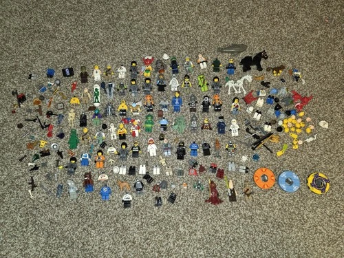NEW PIC ADDED! Huge Lot LEGO Minifigures - Accessories, Pieces, Star Wars Ninja
